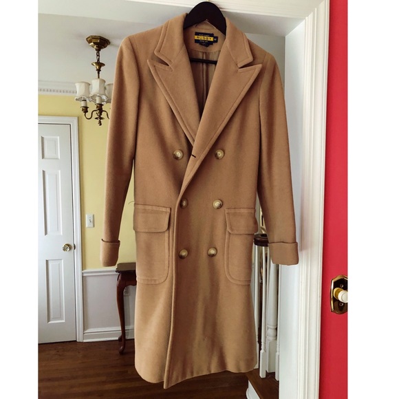 Rugby Ralph Lauren Camel Hair Coat 